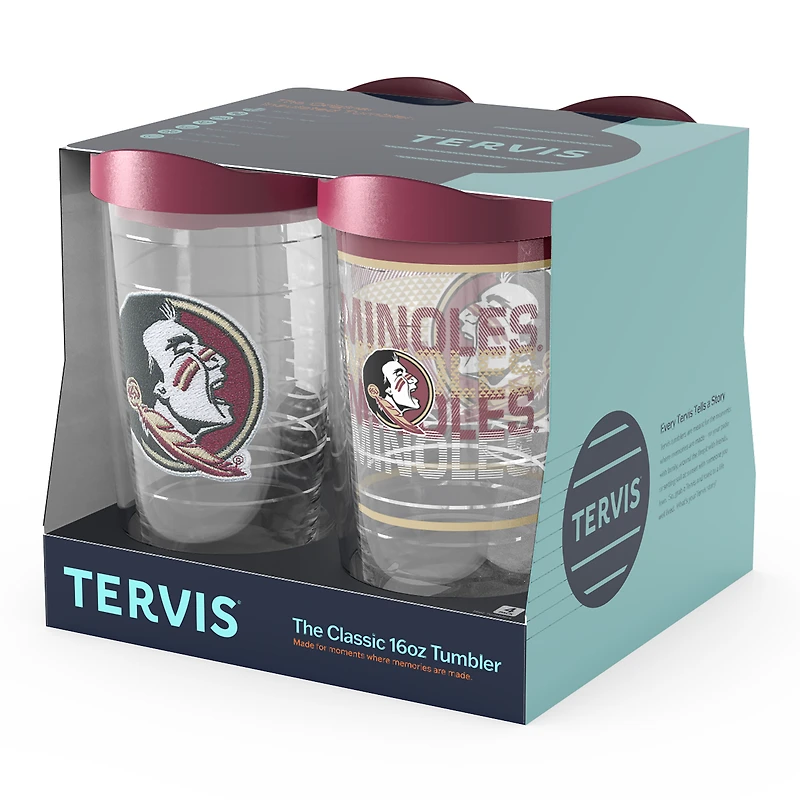 Tervis Florida State Seminoles Four-Pack 16oz. Classic Tumbler Set