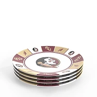 Tervis Florida State Seminoles Four-Piece Melamine Dinner Plate Set