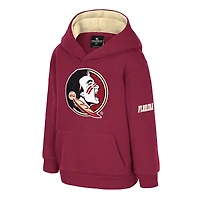 Toddler Colosseum  Garnet Florida State Seminoles Big Logo Volume Fleece Pullover Hoodie