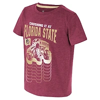 T-shirt pour tout-petits Colosseum Garnet Florida State Seminoles Crushing It