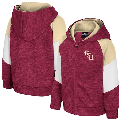 Toddler Colosseum Garnet Florida State Seminoles Spirit Hollow Full-Zip Hoodie