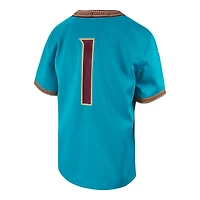 Toddler Nike #1 Turquoise Florida State Seminoles Untouchable Replica Game Jersey
