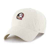 Unisex '47 Cream Florida State Seminoles Luminance Mellow Clean Up Adjustable Hat