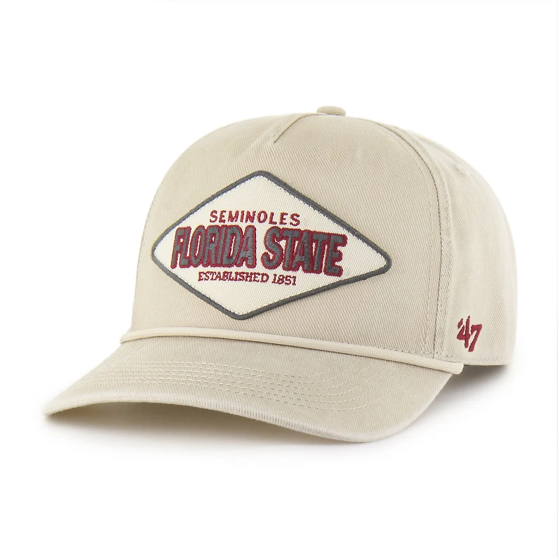 Unisex '47  Cream Florida State Seminoles Outdoorsmen Cairn Hitch Adjustable Hat