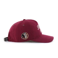 Casquette ajustable unisexe en velours côtelé Golden Age des Florida State Seminoles, modèle Garnet '47