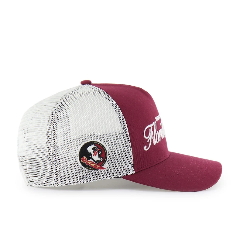 Unisex '47 Garnet Florida State Seminoles Contemporary Basics Foundation Trucker Hitch Adjustable Hat