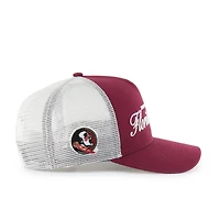 Unisex '47 Garnet Florida State Seminoles Contemporary Basics Foundation Trucker Hitch Adjustable Hat