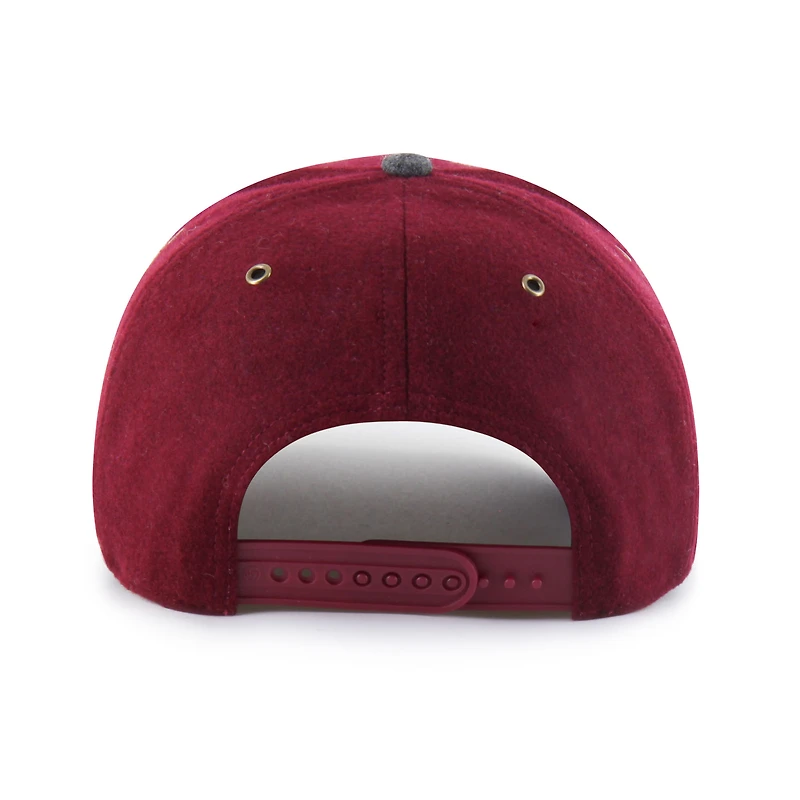 Unisex '47 Garnet Florida State Seminoles Windowpane Plaid Collection Hitch Adjustable Hat