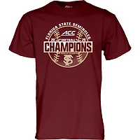 T-shirt unisexe bleu 84 grenat des Florida State Seminoles, champions de la saison régulière softball ACC 2025