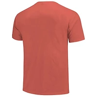 Unisex  Coral Florida State Seminoles Comfort Colors Fashion Color Arch T-Shirt