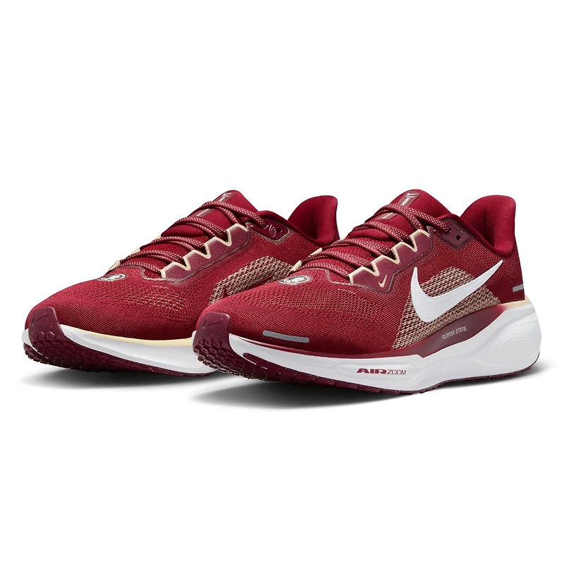 Unisex Nike Garnet Florida State Seminoles Zoom Pegasus 41 Running Shoes
