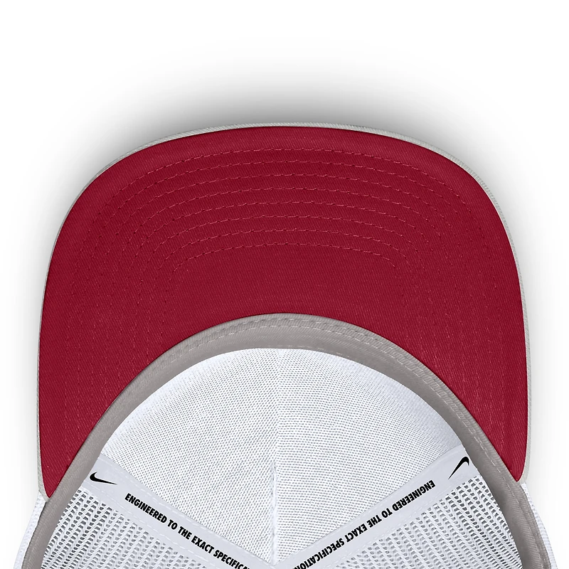 Casquette trucker unisexe Nike grise Florida State Seminoles 2026 Basketball Refresh 5 panneaux