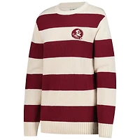 Pull unisexe Uscape Apparel crème Florida State Seminoles Renew Knit Stadium
