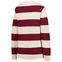 Pull unisexe Uscape Apparel crème Florida State Seminoles Renew Knit Stadium