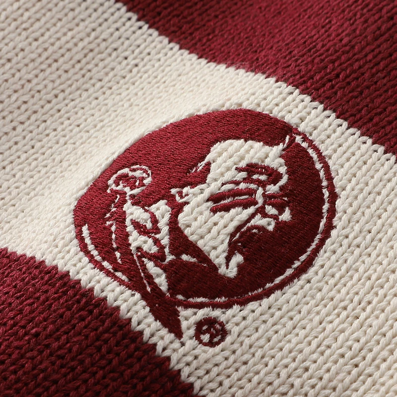 Unisex Uscape Apparel  Cream Florida State Seminoles Renew Knit Stadium Sweater