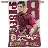 WinCraft Buster Posey Florida State Seminoles Jersey Retirement 28" x 40" One-Sided Vertical Banner