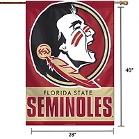 WinCraft Florida State Seminoles 28" x 40" Big Logo House Flag