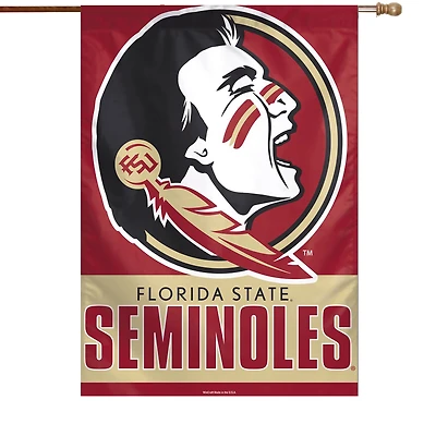Drapeau de maison WinCraft Florida State Seminoles, 71 x 102 cm, grand logo