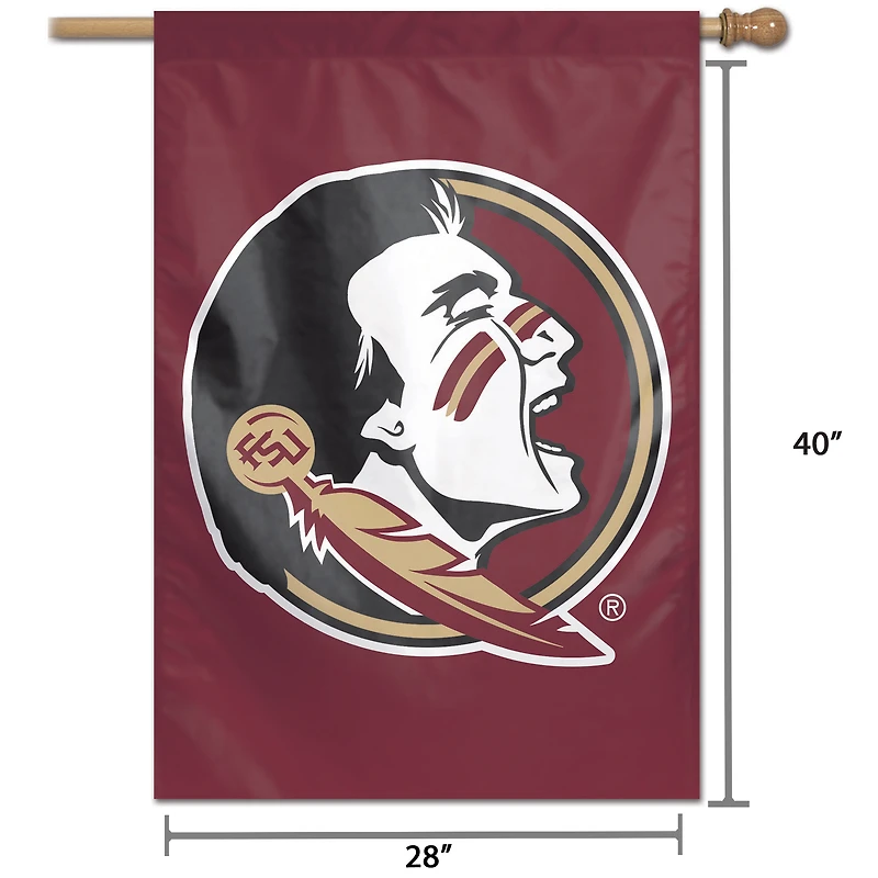 WinCraft Florida State Seminoles 71,1 x 101,6 cm grand logo bannière verticale simple face