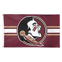 WinCraft Florida State Seminoles Drapeau de luxe à rayures horizontales 3 pi x 5 pi