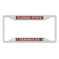 WinCraft Florida State Seminoles Cadre de plaque d'immatriculation couleur chrome