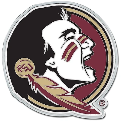 Emblème de voiture chromé coloré WinCraft Florida State Seminoles