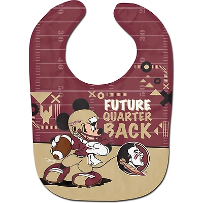 WinCraft Florida State Seminoles Disney Mickey All Pro Baby Bib