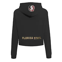 Women's Pro Standard Black Florida State Seminoles Game Day Sequin Full-Zip Hooded Jacket