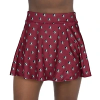 Women's ZooZatz Garnet Florida State Seminoles All-Over Print Flowy Skort