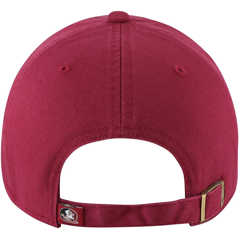 Casquette réglable '47 Garnet Florida State Seminoles Sidney Clean Up pour femmes