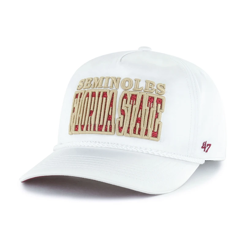 Women's '47 White Florida State Seminoles Outspoken Hitch Adjustable Hat