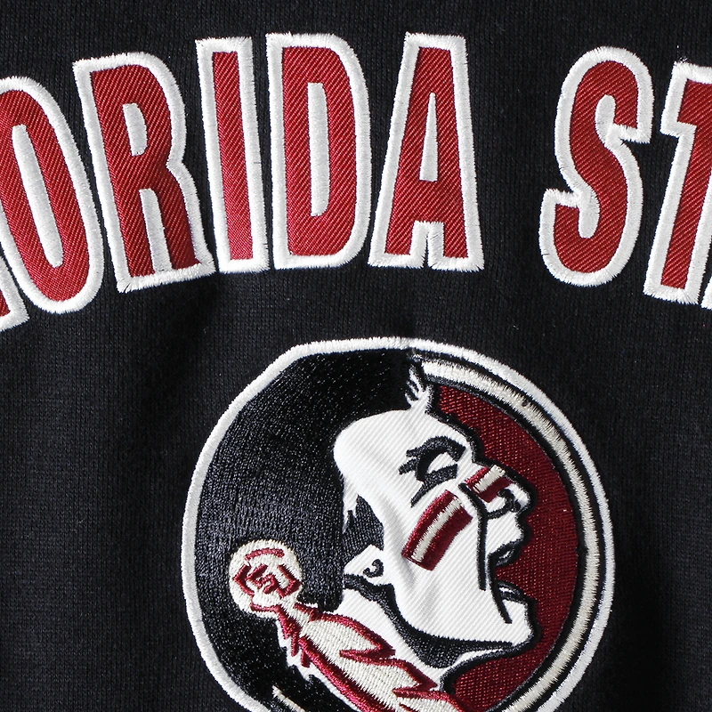 Sweat à capuche Colosseum Garnet Florida State Seminoles Arch & Logo pour femmes