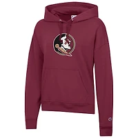 Women's Champion Garnet Florida State Seminoles Powerblend Fleece Hoodie