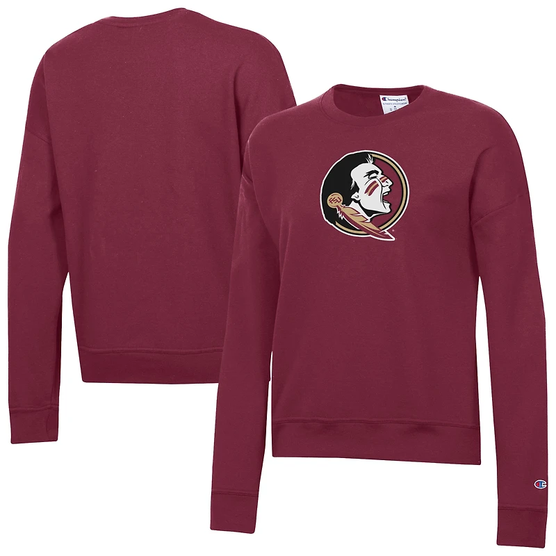 Sweat-shirt Powerblend des Florida State Seminoles, championne féminine, grenat