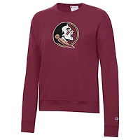 Women's Champion Garnet Florida State Seminoles Powerblend Sweatshirt