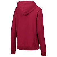Sweat à capuche Colosseum Garnet Florida State Seminoles Arch & Logo pour femmes