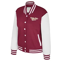 Veste polaire à boutons-pression complète French Baguette pour femme Colosseum Garnet des Florida State Seminoles