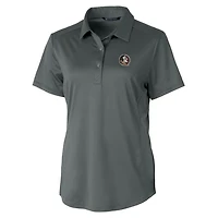 Women's Cutter & Buck Gray Florida State Seminoles Prospect Textured Stretch Polo