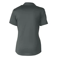 Women's Cutter & Buck Gray Florida State Seminoles Prospect Textured Stretch Polo