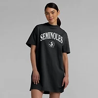 Robe t-shirt noire à trois mélanges pour femmes Florida State Seminoles Elements Go Fanatics