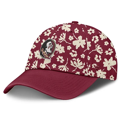 Chapeau ajustable Fanatics Grenat Florida State Seminoles Blossom pour femmes