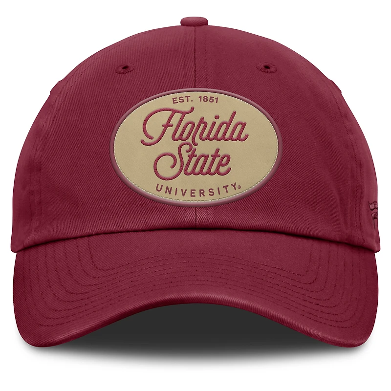 Casquette ajustable Candid des Florida State Seminoles pour femmes Fanatics Garnet