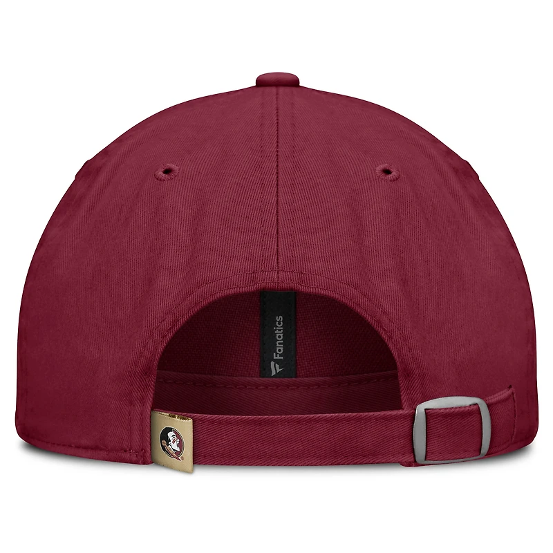 Casquette ajustable Candid des Florida State Seminoles pour femmes Fanatics Garnet