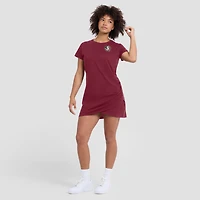 Robe t-shirt drapée froncée pour femme Fanatics Garnet Florida State Seminoles