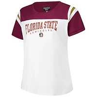 T-shirt Fanatics pour femmes, blanc, grande taille, Florida State Seminoles, Winning Gear