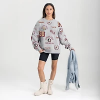 Sweat-shirt en polaire gris Gameday Couture pour femme, motif Florida State Seminoles, Always On Repeat