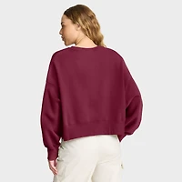 Women's Nike Garnet Florida State Seminoles Oversized Phoenix Arch Pullover Sweatshirt