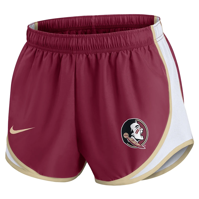 Women's Nike Garnet Florida State Seminoles Spring Break Tempo Dri-FIT Shorts