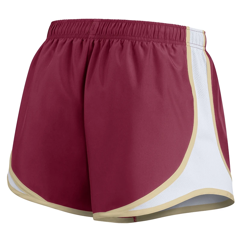 Women's Nike Garnet Florida State Seminoles Spring Break Tempo Dri-FIT Shorts