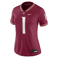 Maillot de match Nike #1 Garnet Florida State Seminoles pour femme